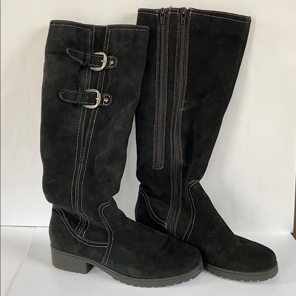 Aerosoles Tall Black Suede boots size 8.5